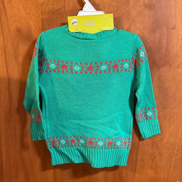 Boys 3T Grinch Christmas Sweater - Picture 2 of 5